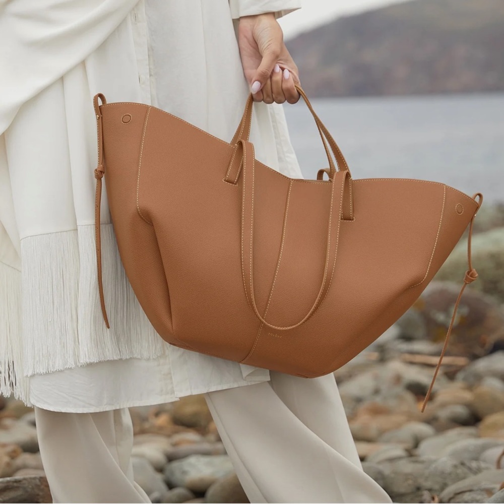 Polene Cyme Bag in Camel